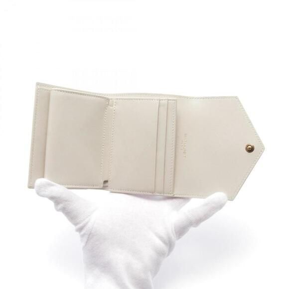 SAINT LAURENT Ivory Leather Wallet - Picture 5 of 7